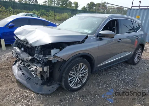 2023 Acura Mdx Advance Package z USA, uszkodzony, nr VIN 5J8YE1H8XPL014101